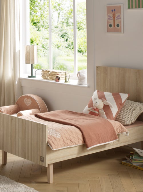 Wieg beddengoed 140x70 - little big bed op houten poten - Kiabi Wieg beddengoed 140x70 - little big bed op houten poten - Kiabi