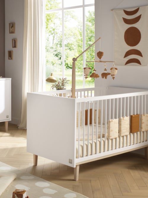 Wieg beddengoed 140x70 - little big bed op houten poten - Kiabi Wieg beddengoed 140x70 - little big bed op houten poten - Kiabi