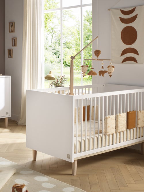 Wieg beddengoed 140x70 - little big bed op houten poten - Kiabi Wieg beddengoed 140x70 - little big bed op houten poten - Kiabi
