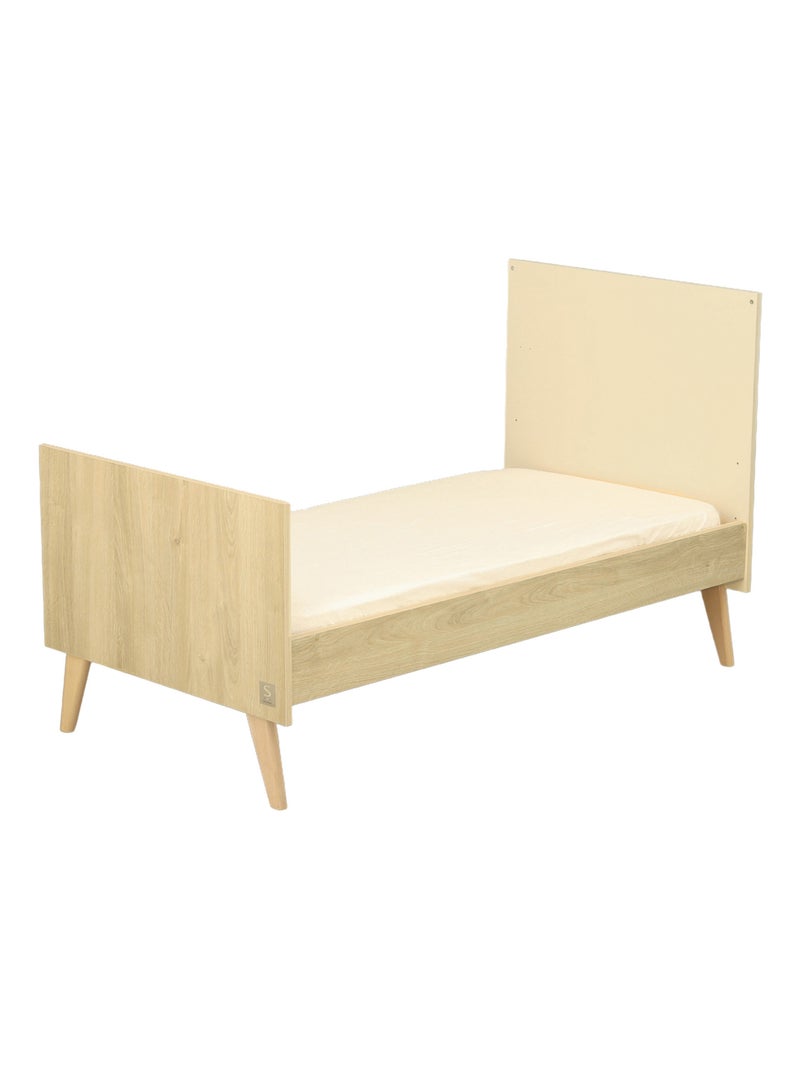 Wieg beddengoed 140x70 - little big bed sur pieds Bruin - Kiabi