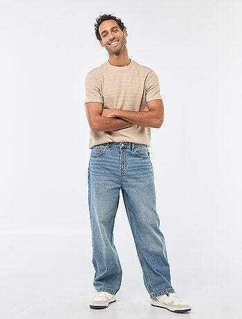 Wijd model / relaxed fit jeans met 5 zakken