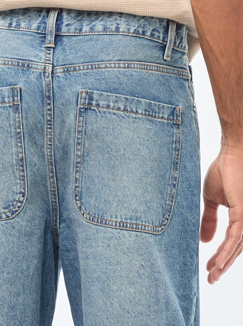 Wijd model / relaxed fit jeans met 5 zakken - Kiabi Wijd model / relaxed fit jeans met 5 zakken - Kiabi
