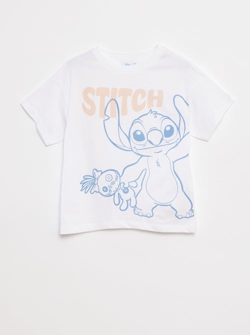 Wijd T-shirt met Stitch-print - Kiabi
