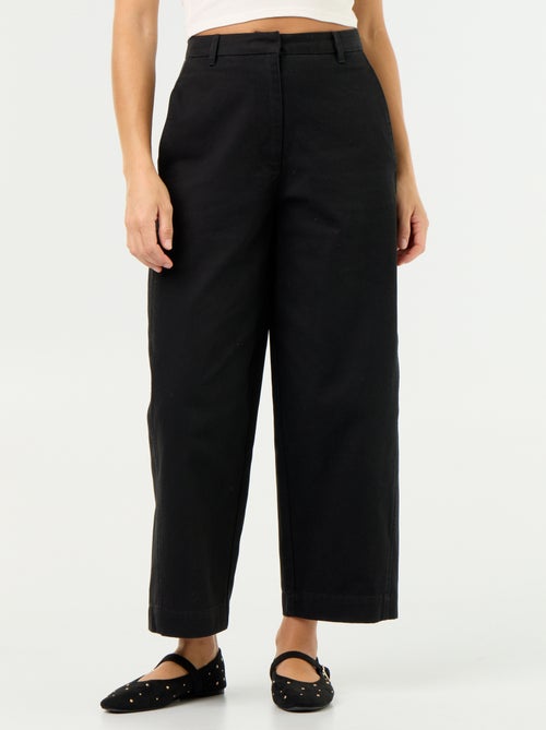 Wijde barrel-fit broek - Kiabi
