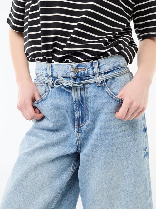 Wijde bermuda van denim - Kiabi