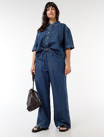 Wijde broek met 2 zakken