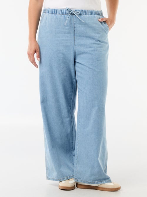 Wijde broek met 2 zakken - Kiabi