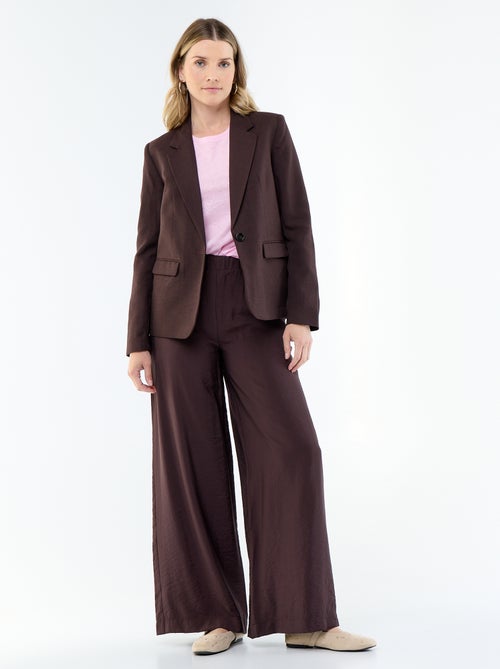 Wijde broek met 2 zakken - Kiabi