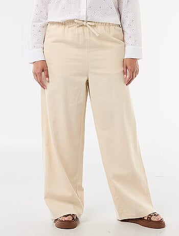 Wijde broek met 2 zakken