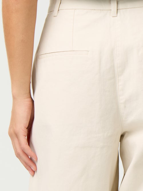 Wijde broek met barrel fit - Kiabi