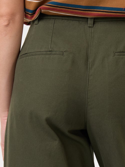 Wijde broek met barrel fit - Kiabi