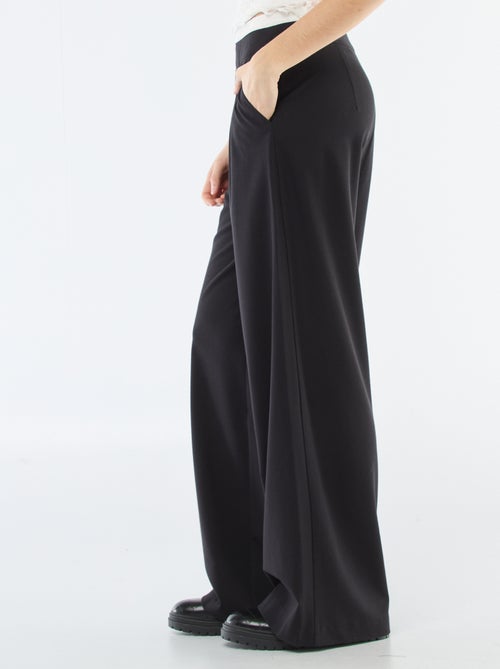 Wijde broek met boxer tailleband - Kiabi