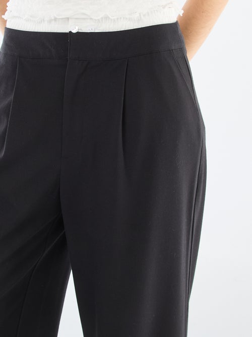 Wijde broek met boxer tailleband - Kiabi