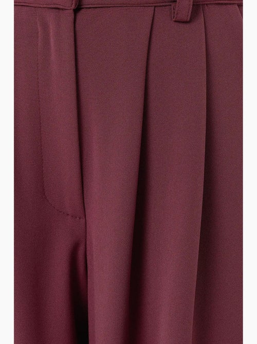 Wijde broek met dubbele taille hiccup - Kiabi