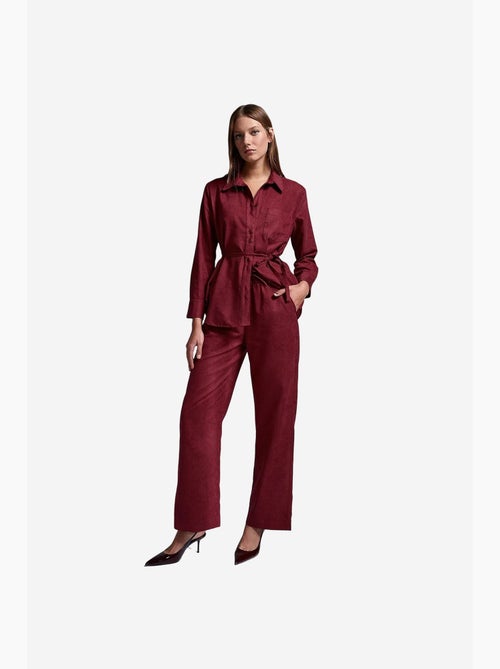 Wijde broek met elastische taille dilvin - Kiabi Wijde broek met elastische taille dilvin - Kiabi