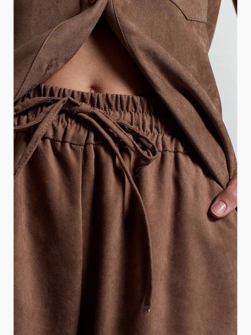Wijde broek met elastische taille dilvin - Kiabi Wijde broek met elastische taille dilvin - Kiabi