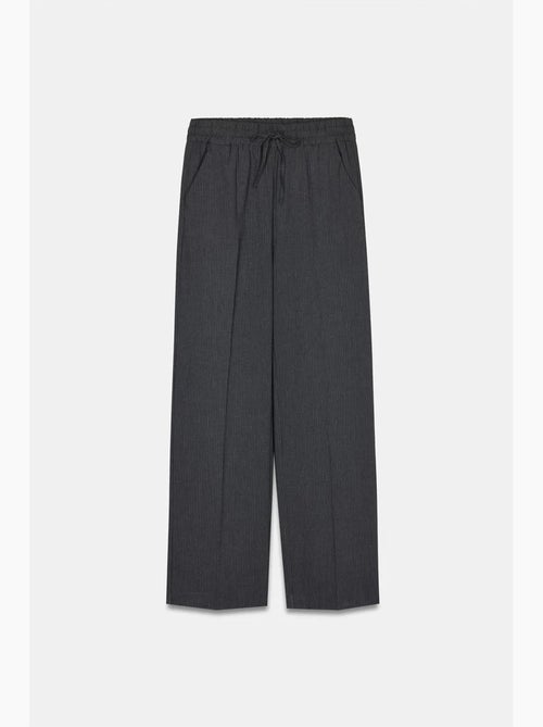 Wijde broek met elastische taille dilvin - Kiabi Wijde broek met elastische taille dilvin - Kiabi