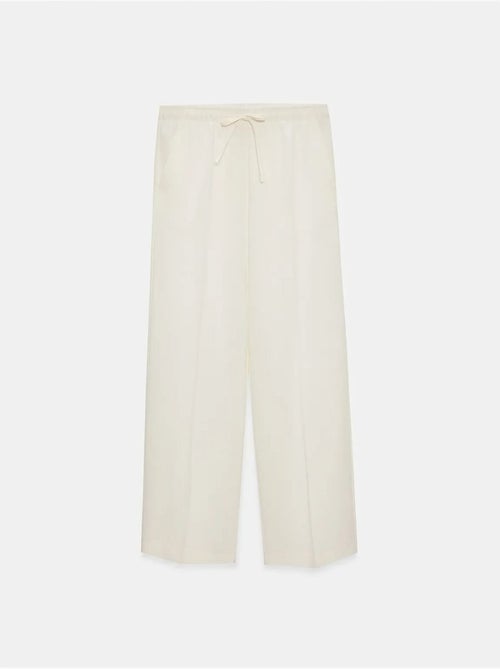 Wijde broek met elastische taille dilvin - Kiabi Wijde broek met elastische taille dilvin - Kiabi
