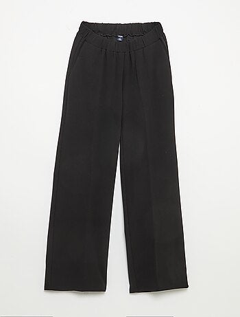 Wijde broek met hoge taille - collectie gemakkelijk aan te trekken