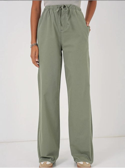 Wijde broek met hoge taille bdart - Kiabi Wijde broek met hoge taille bdart - Kiabi