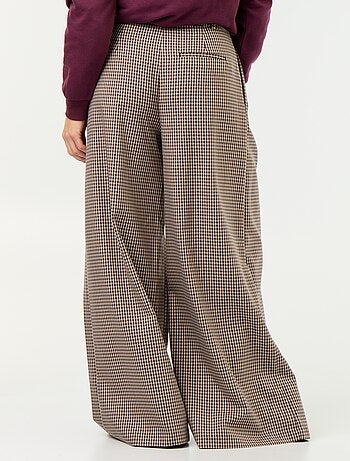 Wijde broek met hoge taille