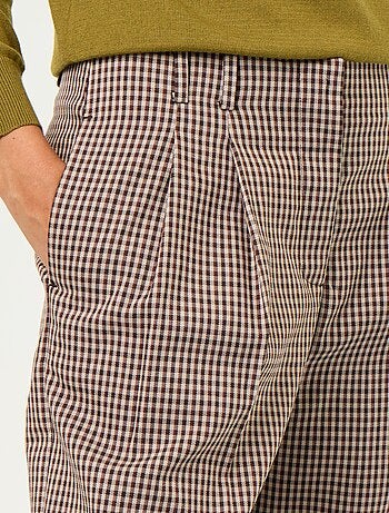 Wijde broek met hoge taille