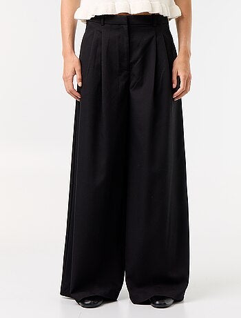 Wijde broek met hoge taille