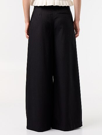 Wijde broek met hoge taille