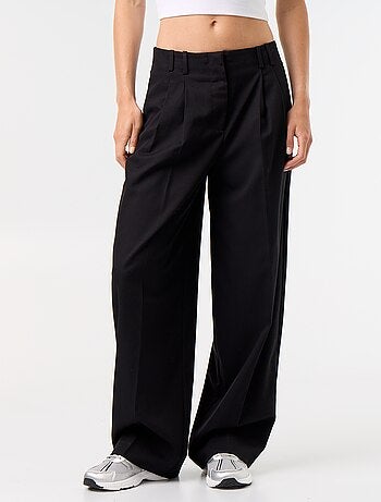 Wijde broek met hoge taille