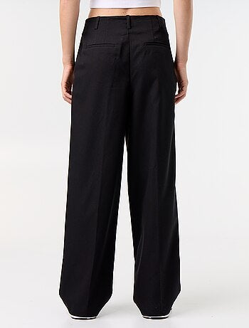 Wijde broek met hoge taille