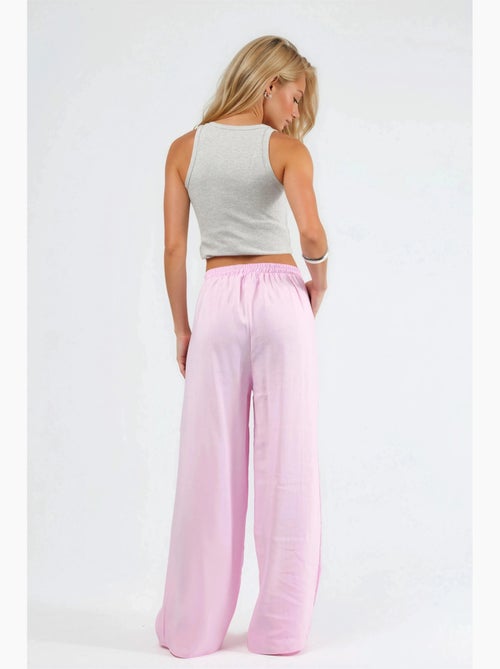 Wijde broek met plooien busem - Kiabi Wijde broek met plooien busem - Kiabi