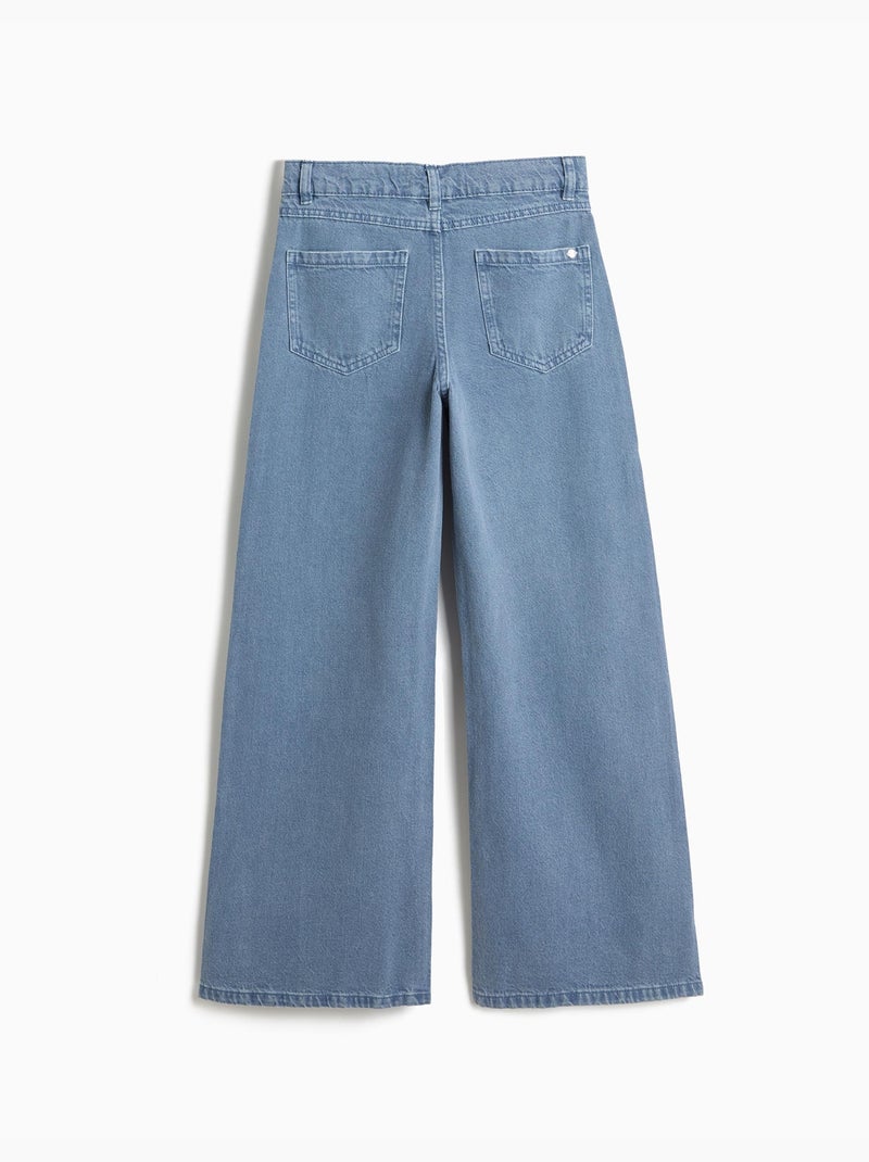 Wijde broek, MO Fashion Blauw - Kiabi