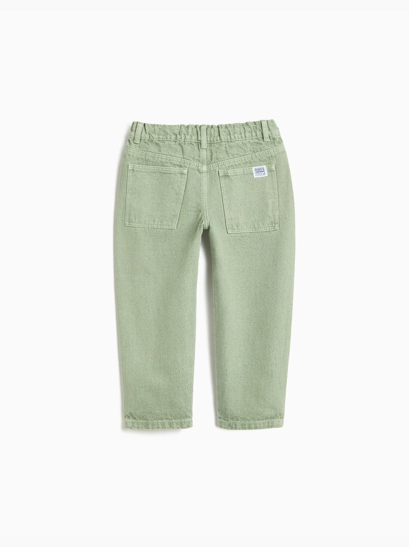 Wijde broek, mo fashion Groen - Kiabi