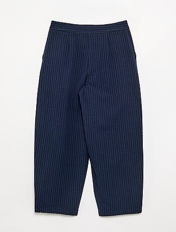 Wijde broek van flanel
