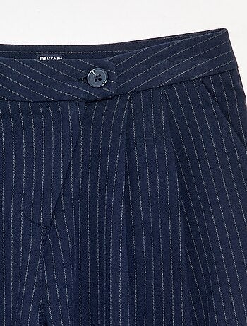 Wijde broek van flanel