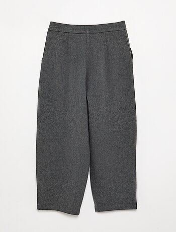 Wijde broek van flanel