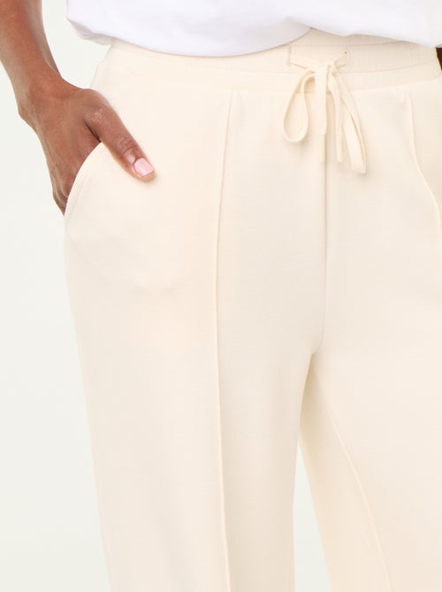 Wijde broek van fleece - Kiabi