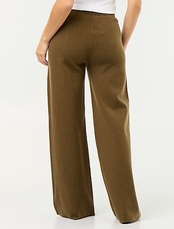 Wijde broek van jerseytricot