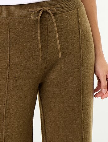 Wijde broek van jerseytricot