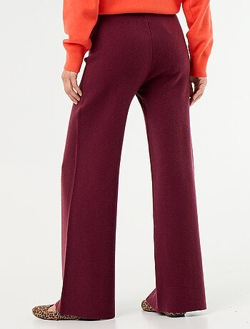 Wijde broek van jerseytricot