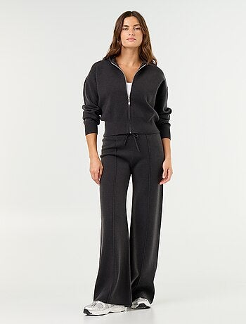 Wijde broek van jerseytricot