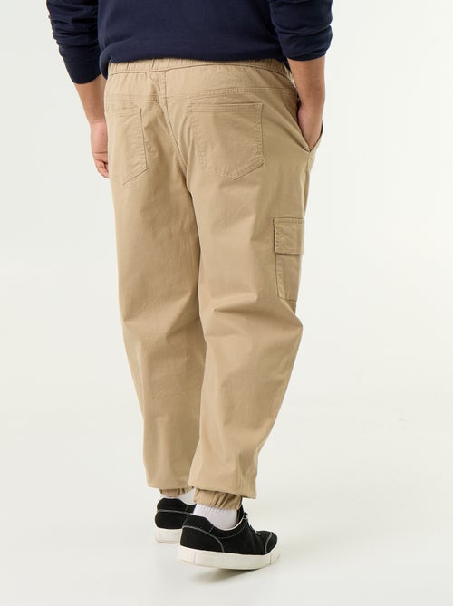 Wijde broek van twill - Kiabi