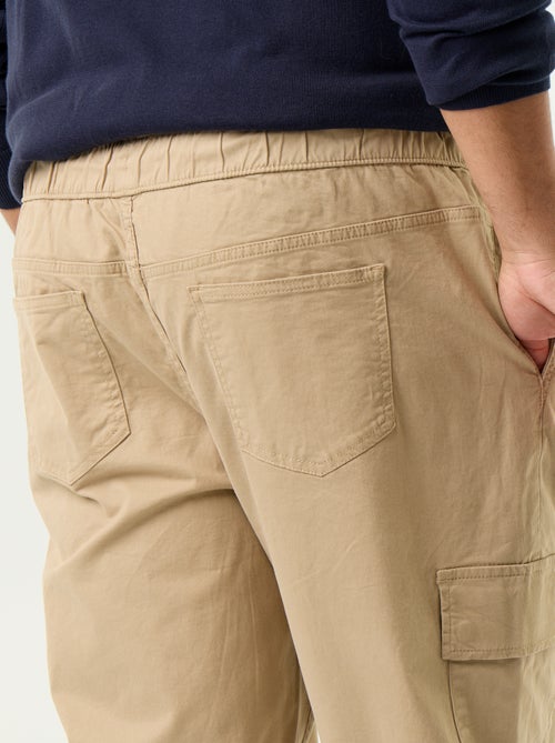 Wijde broek van twill - Kiabi