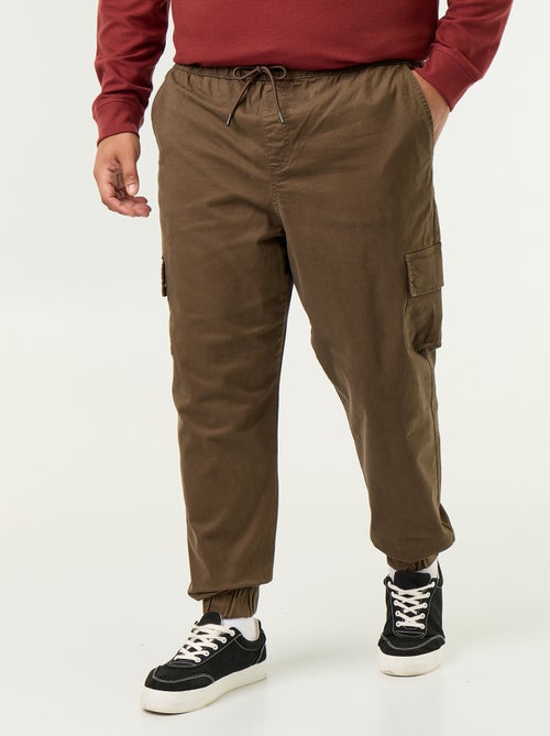 Wijde broek van twill - Kiabi