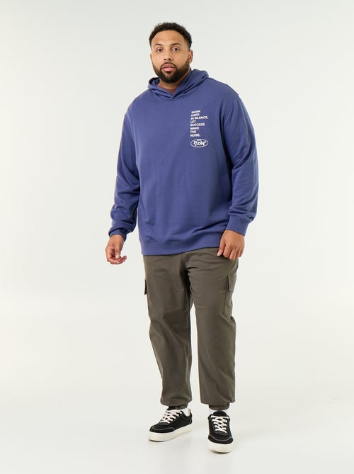 Wijde broek van twill - Kiabi