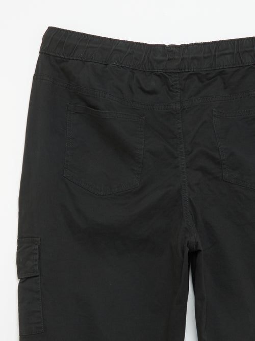 Wijde broek van twill - Kiabi