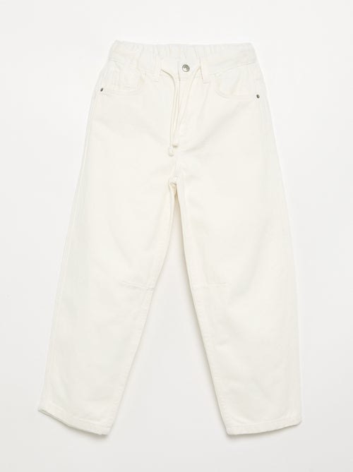 Wijde denim broek - Kiabi