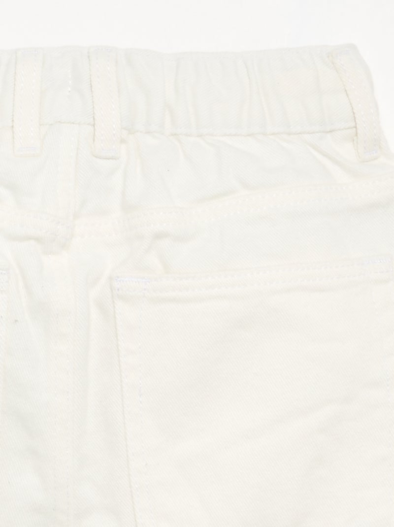 Wijde denim broek Blauw - Kiabi