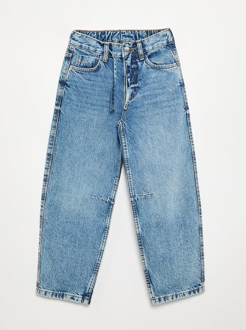 Wijde denim broek - Kiabi