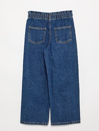Wijde denim broek